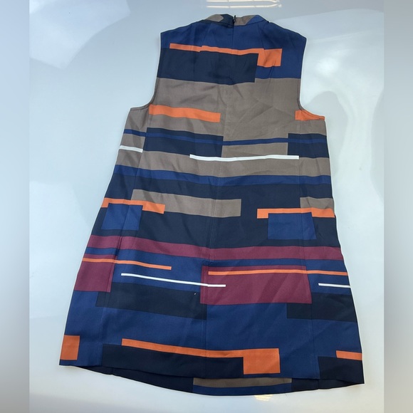 Theory Nitee Printed 100% Silk Sleeveless Tunic Top N263-39 - Picture 5 of 8